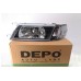 Nissan Sentra B14 Black Crystal Headlamp